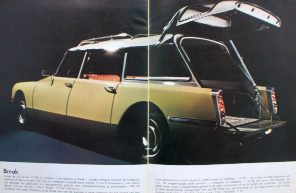 Citroen DS Modelprogram 1972 Carbrochure  (10114)